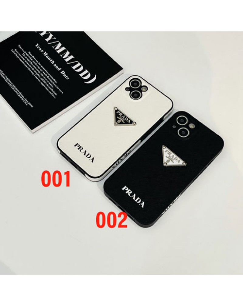 プラダ iPhone16 pro/15 proケースペアお揃いiPhone14 pro max携帯電話ケースアイフォン13プロカバーPRADA iPhone12 proケース高級シンプル耐摩擦