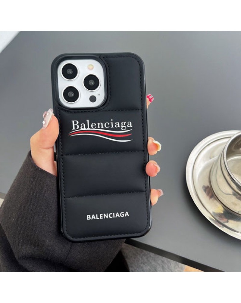バレンシアガ iPhone16 pro/15 Pro maxケース韓国風アイフォン14プロマックスケースハイブランド iPhone13 Pro max保護ケースダウンBALENCIAGAアイフォン12プロケース男女兼用