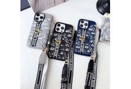 ショルダーディオール iPhone15Proケースカード入れ galaxy s24 ultraケースルイビトン ギャラクシーs23 ウルトラケースハンドベルト付き