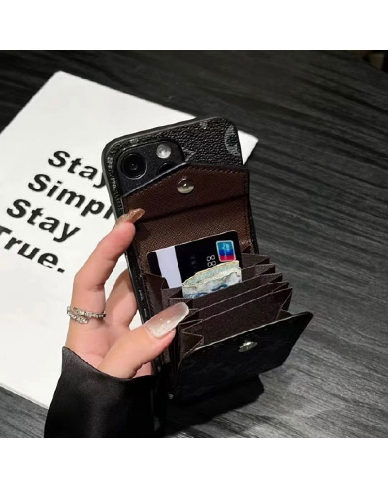 ルイヴィトン iphone15 pro保護ケース超人気カード収納アイフォン14プロマックスケースファッションビジネス風 ルイビトン iphone13 pro maxカバーオシャレモノグラムレザー製