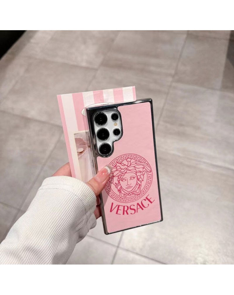 ヴェルサーチ Galaxy S25/s24 ultraケース人気 galaxy s23 ultra保護カバーブランド iPhone16pro/5 Pro maxケース versace iphone14プロケース アイホン13プロケース高級感ファッション大人気