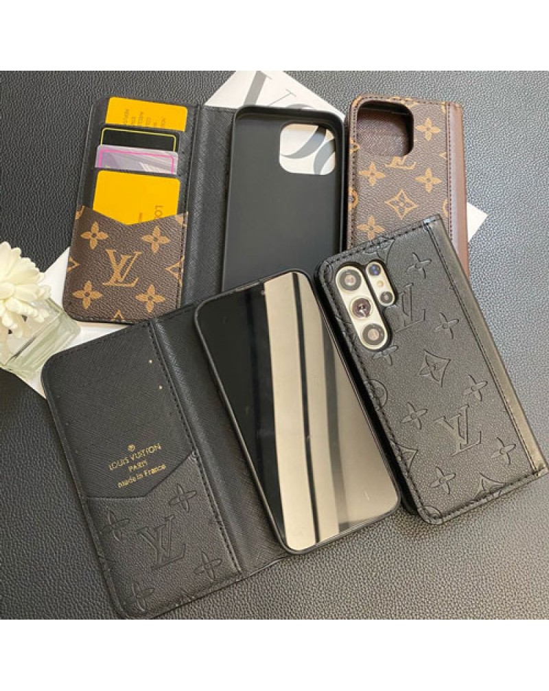 ルイヴィトン iphone16 pro maxケースGalaxy s25/s24 ultraケース手帳型ギャラクシーs23 ウルトラ s22 ultraケースビジネス風ルイビトン15 pro maxケースモノグラムダミエアイフォン14プロケースiphone13/12proカバー全面保護