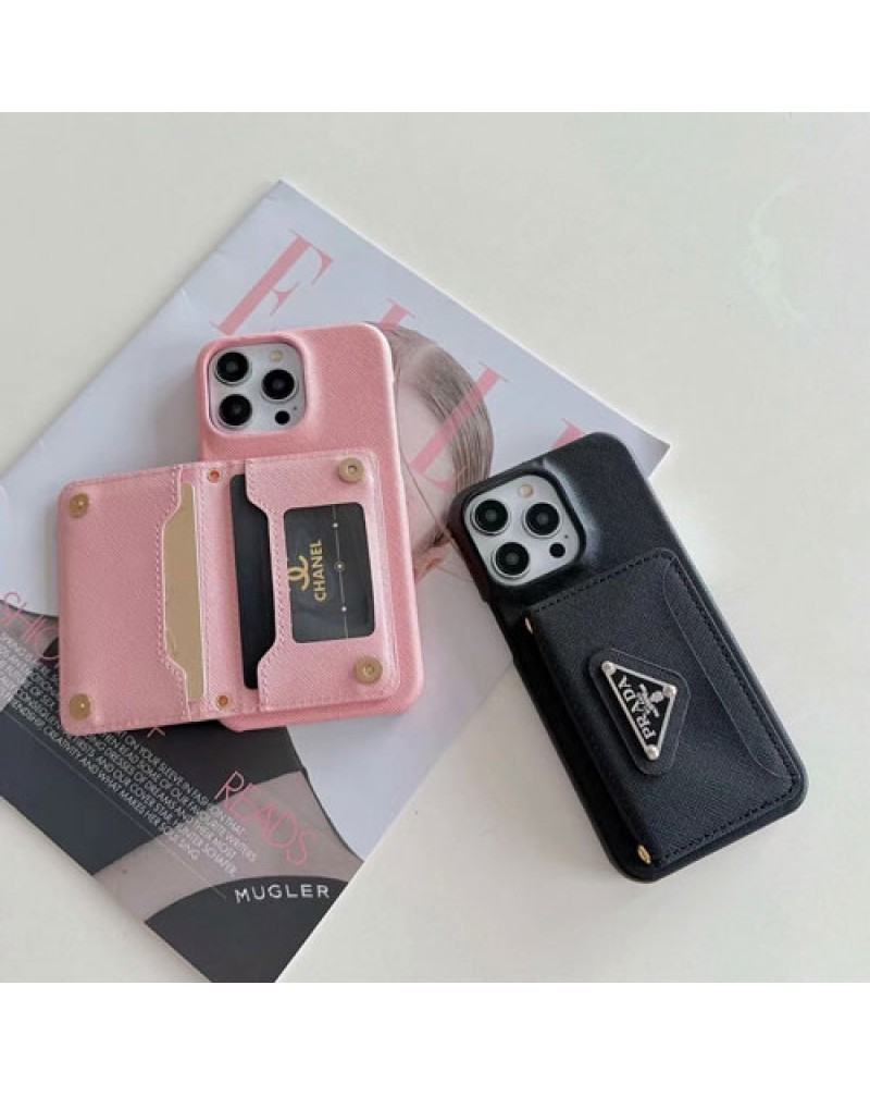 プラダ galaxy s25/s24 ultraケースショルダー ギャラクシーS23ウルトラケースカード収納iphone16 pro/15 pro maxケース prada アイフォン14プロケース簡約 iphone13 proカバー超人気耐摩擦