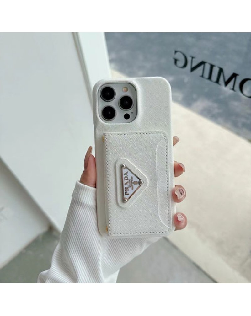 プラダ galaxy s25/s24 ultraケースショルダー ギャラクシーS23ウルトラケースカード収納iphone16 pro/15 pro maxケース prada アイフォン14プロケース簡約 iphone13 proカバー超人気耐摩擦