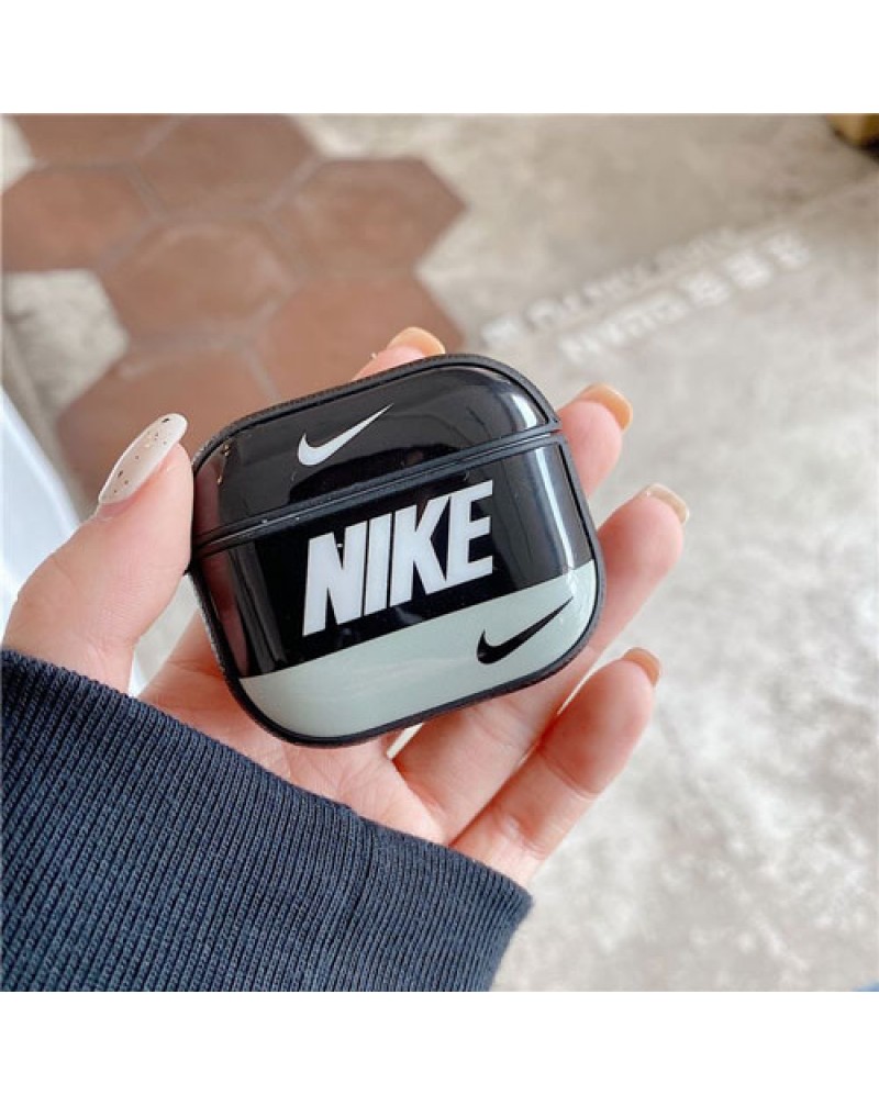 ナイキ Airpods pro2ケースairpods 4世代ケース潮流スポーツ風エアーポッズプロ保護ケースハイブランド airpods pro/3世代/2世代ケース全面保護フック付き携帯便利