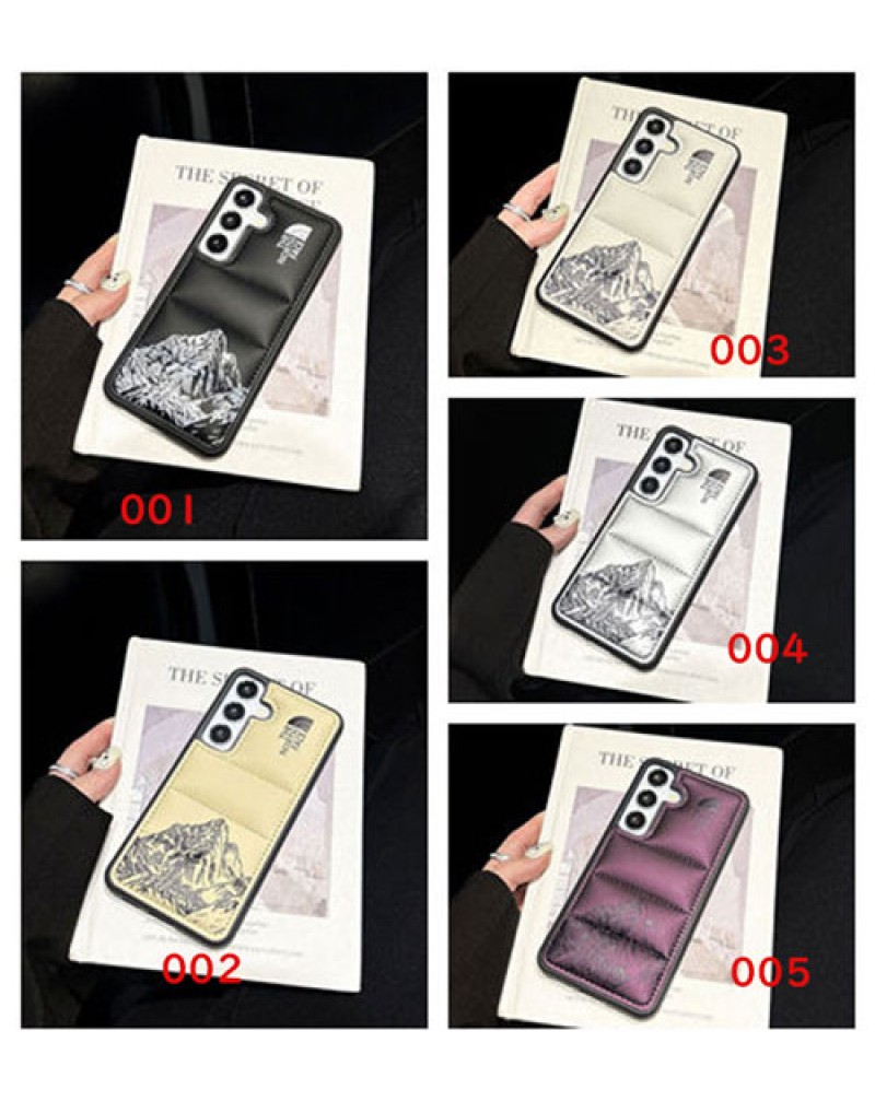 the north face Galaxy s25 ultra/s24 ultraスマホケース潮流個性ギャラクシーS24ウルトラケースザノースフェイス Galaxy s23 ultraケース男女向けダウンスタイルサムスンギャラクシーs22ウルトラケース保護性耐摩擦