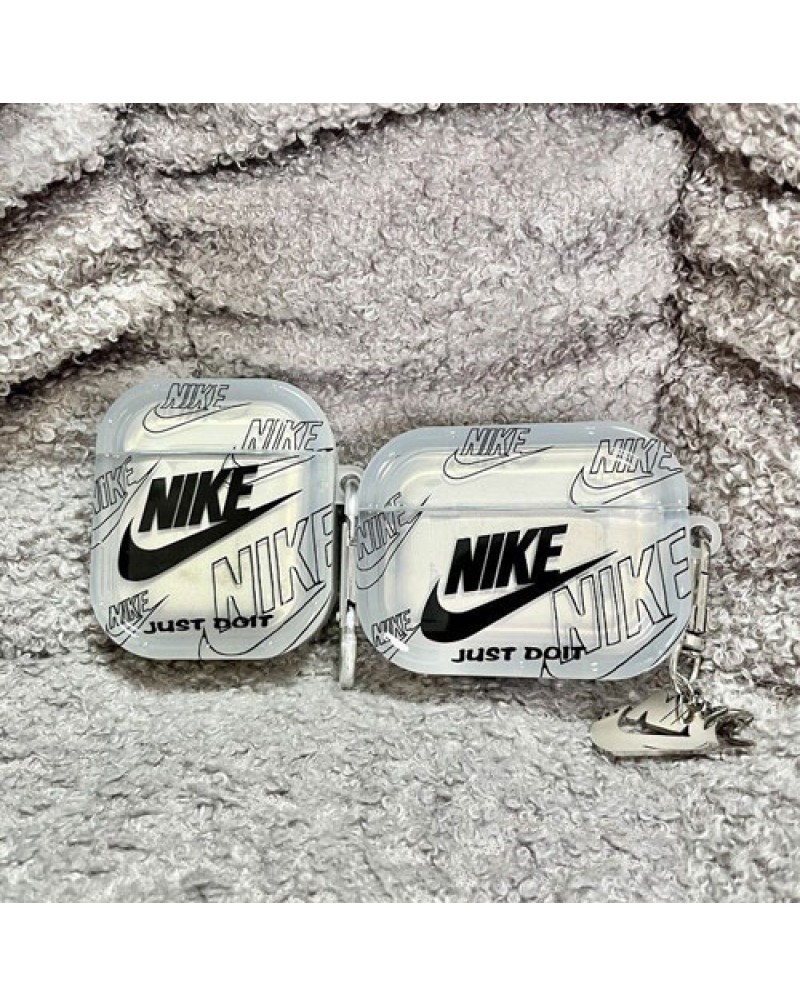 ナイキ Airpods pro2ケースブランド airpods pro保護カバーNIKE Airpods 3世代ケース人気潮流エアーポッズプロケースオシャレスポーツ風全面保護シリコーン