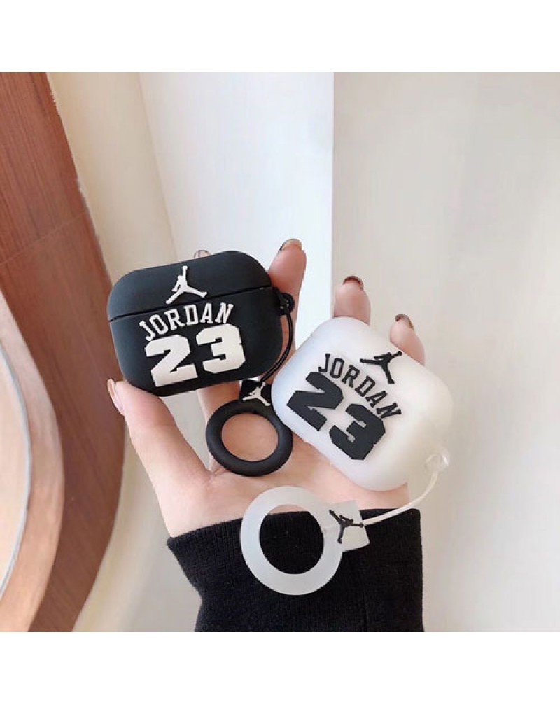 ジョーダン AirPods pro2ケーススポーツ風エアーポッズプロケースシリコーン製Jordan AirPods 3世代/2世代/1世代ケース全面保護 落下耐性 耐衝撃性持ち運び便利
