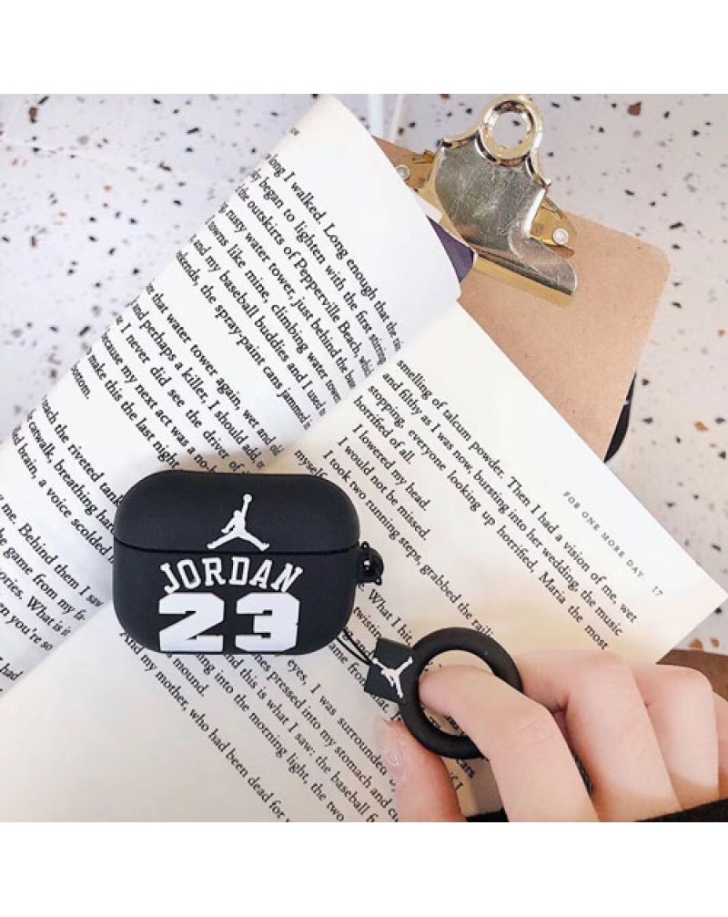 ジョーダン AirPods pro2ケーススポーツ風エアーポッズプロケースシリコーン製Jordan AirPods 3世代/2世代/1世代ケース全面保護 落下耐性 耐衝撃性持ち運び便利