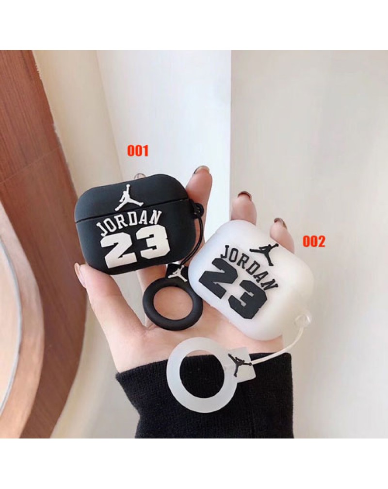 ジョーダン AirPods pro2ケーススポーツ風エアーポッズプロケースシリコーン製Jordan AirPods 3世代/2世代/1世代ケース全面保護 落下耐性 耐衝撃性持ち運び便利