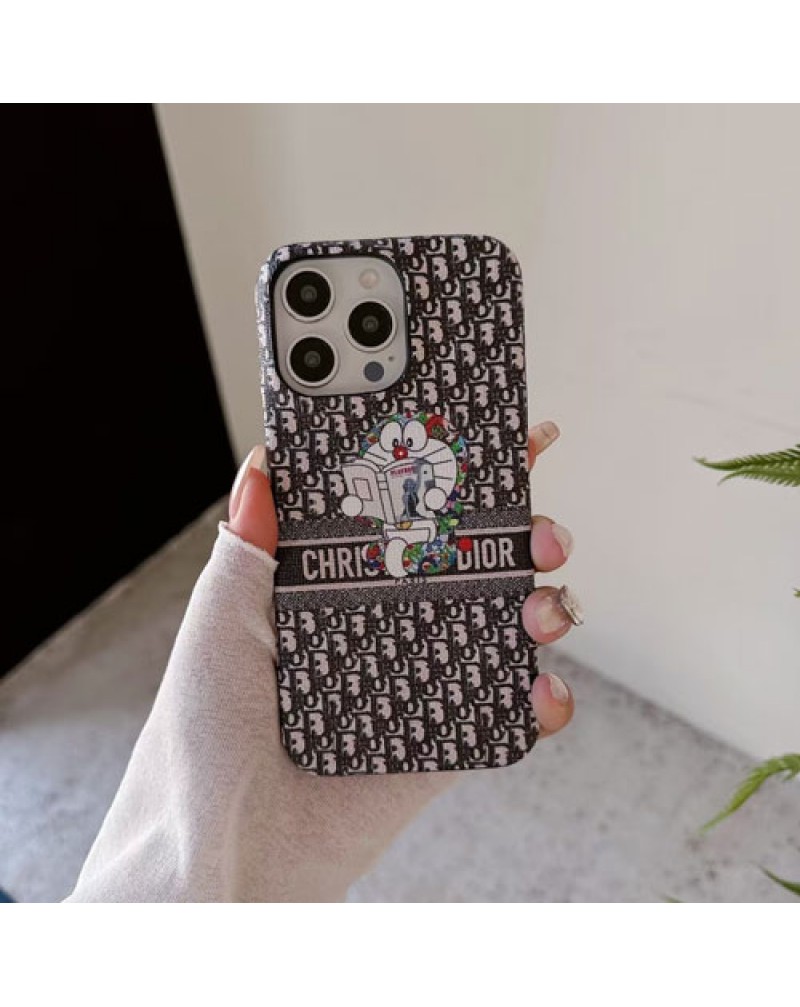 ディオール galaxy s25 ultraケースギャラクシーS24/s23ウルトラケース 可愛いキャラクター付き Dior iPhone16 15 pro maxケースジャケット型アイフォン14プロ13プロケースお洒落耐摩擦
