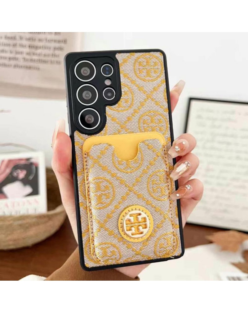 トリーバーチ Galaxy s25 ultraケースカード収納 samsung galaxy s24 ultraスマホケースお洒落人気サムスンギャラクシー s23 s22 ultra保護ケース男女向け耐衝撃性