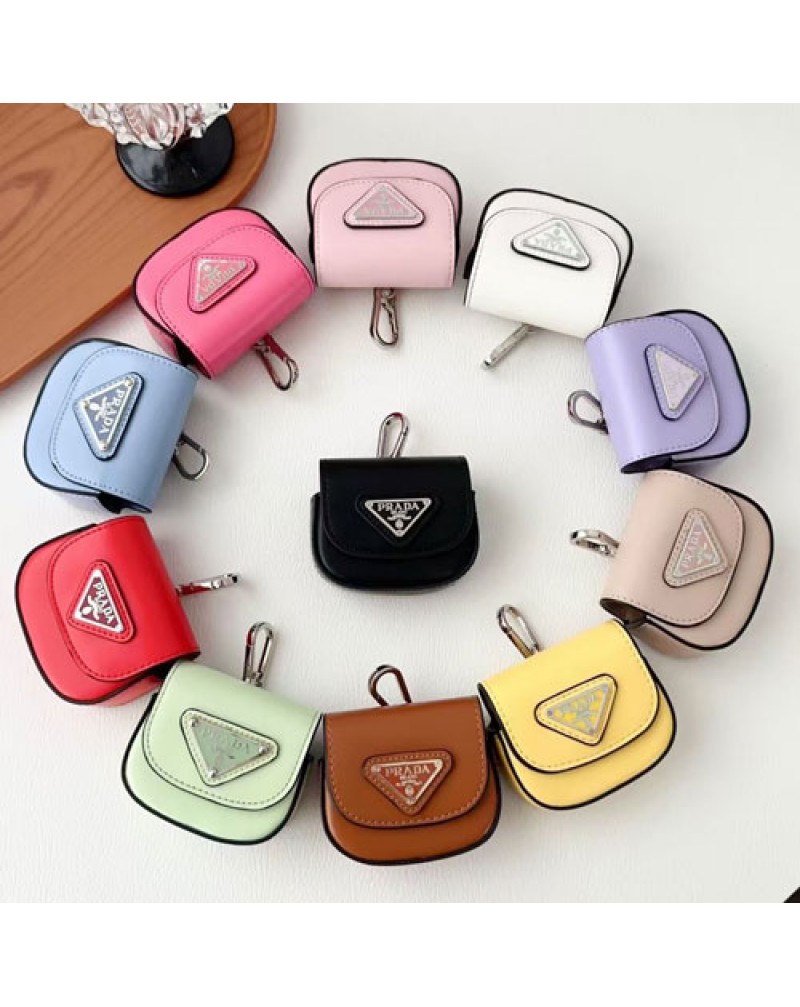 プラダ AirPods Pro2ケースブランド AirPods 4世代ケースかわいいエアーポッズプロケースPrada AirPods 3世代/2世代ケース全面保護持ち運び便利チェーン肩紐タイプもあり