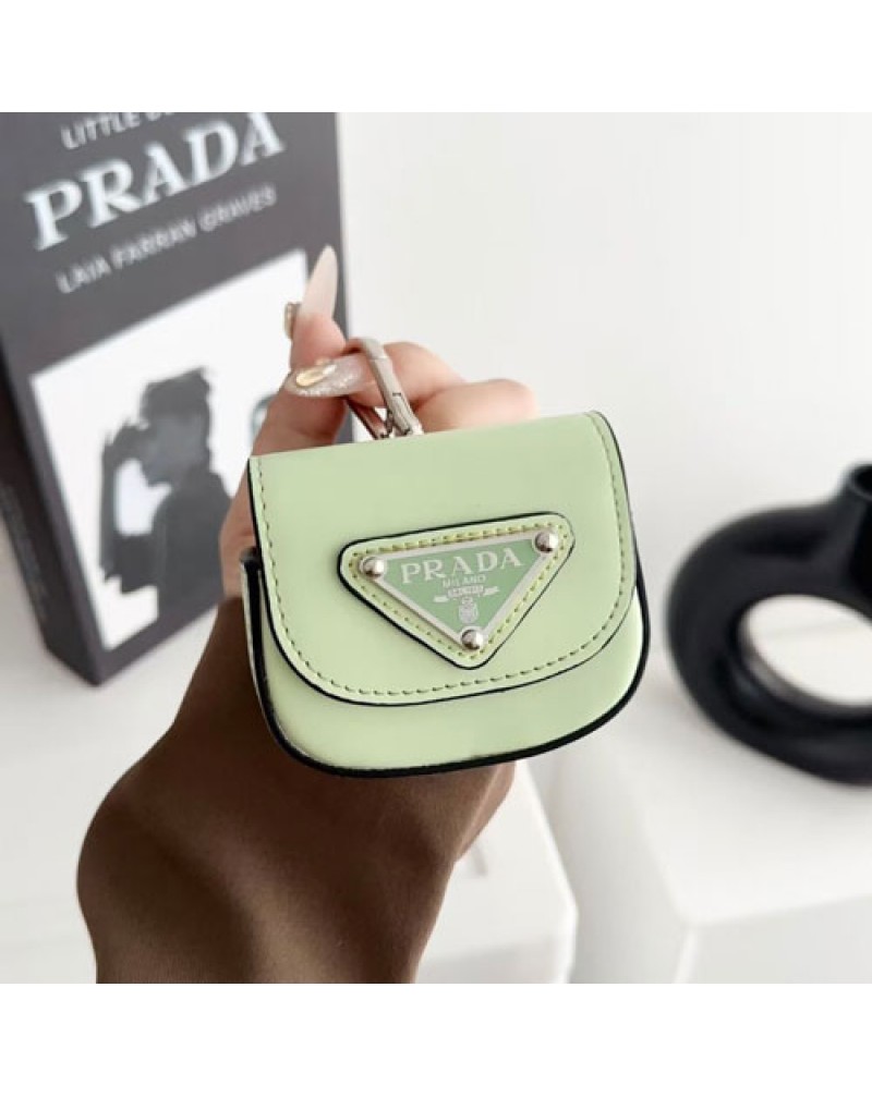 プラダ AirPods Pro2ケースブランド AirPods 4世代ケースかわいいエアーポッズプロケースPrada AirPods 3世代/2世代ケース全面保護持ち運び便利チェーン肩紐タイプもあり