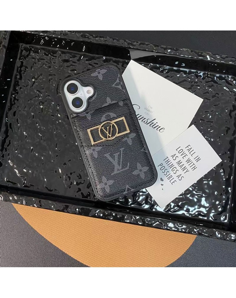 ルイヴィトン galaxy s25 ultraケースブランド galaxy s24ウルトラケースカード入れ vuitton iphone16 15 pro max保護ケースビジネス風ルイビトンアイフォン14 13 12 プロケースレザー製耐摩擦保護性