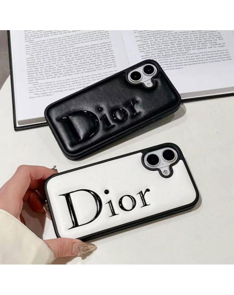 ディオール iphone16 pro max保護ケースブランドアイフォン15プロマックスケースDIOR iphone14 pro max/13 pro max保護ケースメンズレディース兼用人気オシャレ押す型ロゴPUレザー製