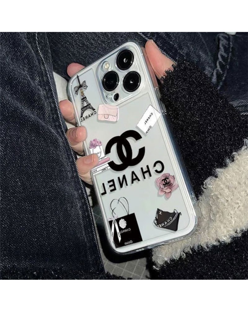 シャネル iphone16/16 plus/16 pro maxケース透明アイフォン15プロケース chanel iphone15 proカバー小香風iphone14 pro/13 pro/12 pro max携帯電話ケースソフト保護性耐久性よい