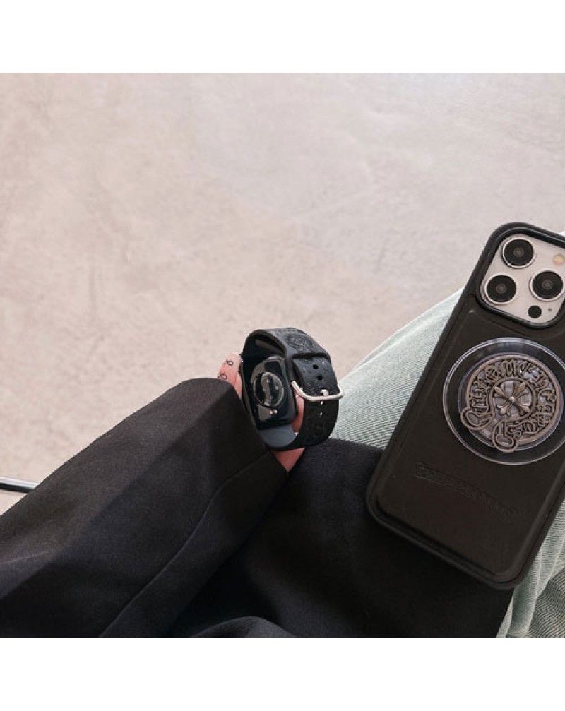 クロムハーツ apple watch 10バンドハイブランドアップルウォッチ9バンドiwatch 8ベルトシリコーン個性流行iwatch ultra2 7 6 5 4 3 2 SE2 SEベルトストラップメンズレディース兼用