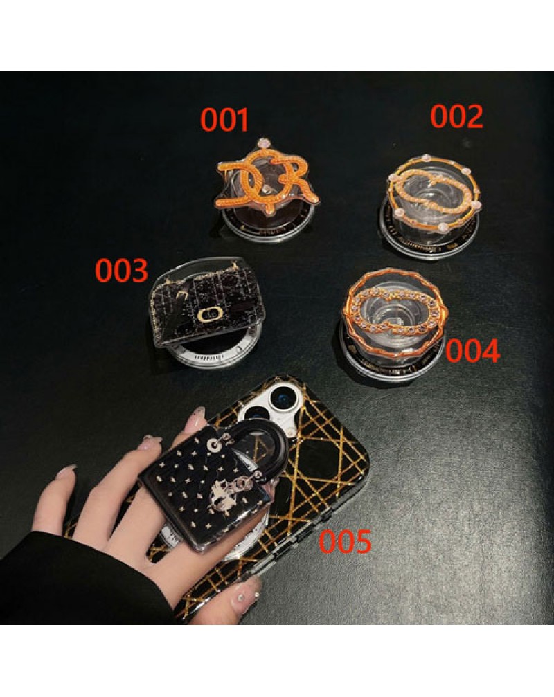 ディオール スマホホルダーオシャレマグネット式スマホスタンド伸縮性使用便利