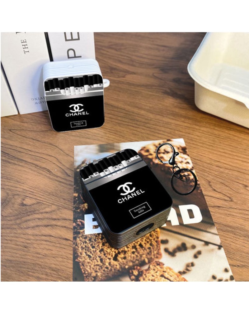 シャネル airpods 5/4世代ケースブランド airpods pro2ケースchanel airpods pro/airpods 3世代/2世代ケースシリコーンキーホルダー付き持ち運び便利エアーポッズプロケース耐衝撃性耐摩擦