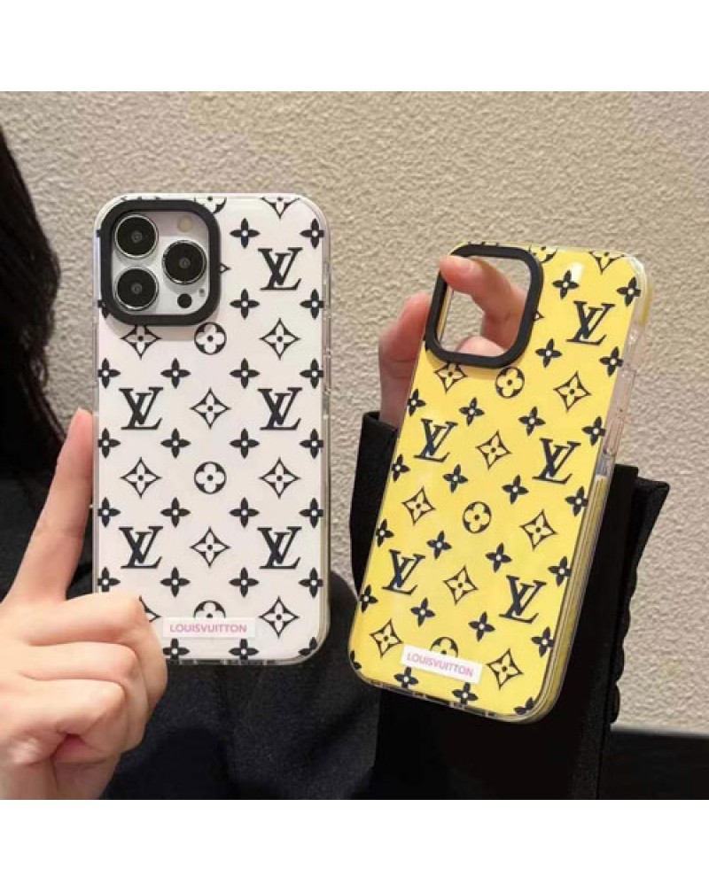 ルイヴィトン iPhone16 pro保護ケースハイブランドiphone15 pro max携帯電話ケースヴィトン iphone14 pro/13カバー新作滑り止めストリップ付きソフトアイフォンカバー