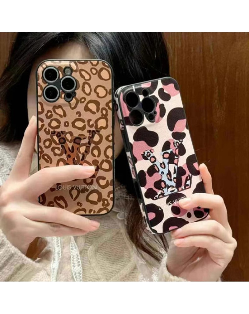 ルイヴィトン iPhone16 pro max保護ケースオシャレ豹モンiphone16 proカバー人気vuitton iphone15 pro maxカバールイビトンアイフォン14/13プロケース全面保護耐摩擦