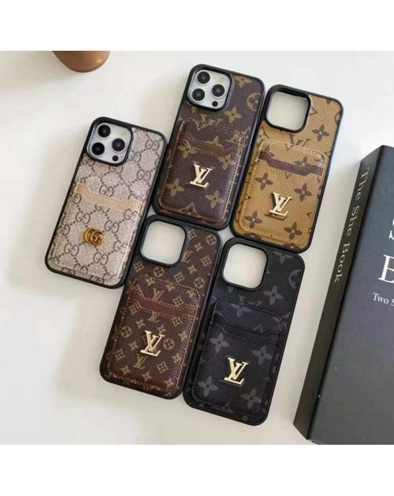 ルイヴィトン iphone16e/16 pro maxケースカード入れiphone15 proカバーヴィトンオシャレ iphone14/13 proケースギャラクシーs25/s24 ウルトラケースビジネス風ファッショナブルレザー製