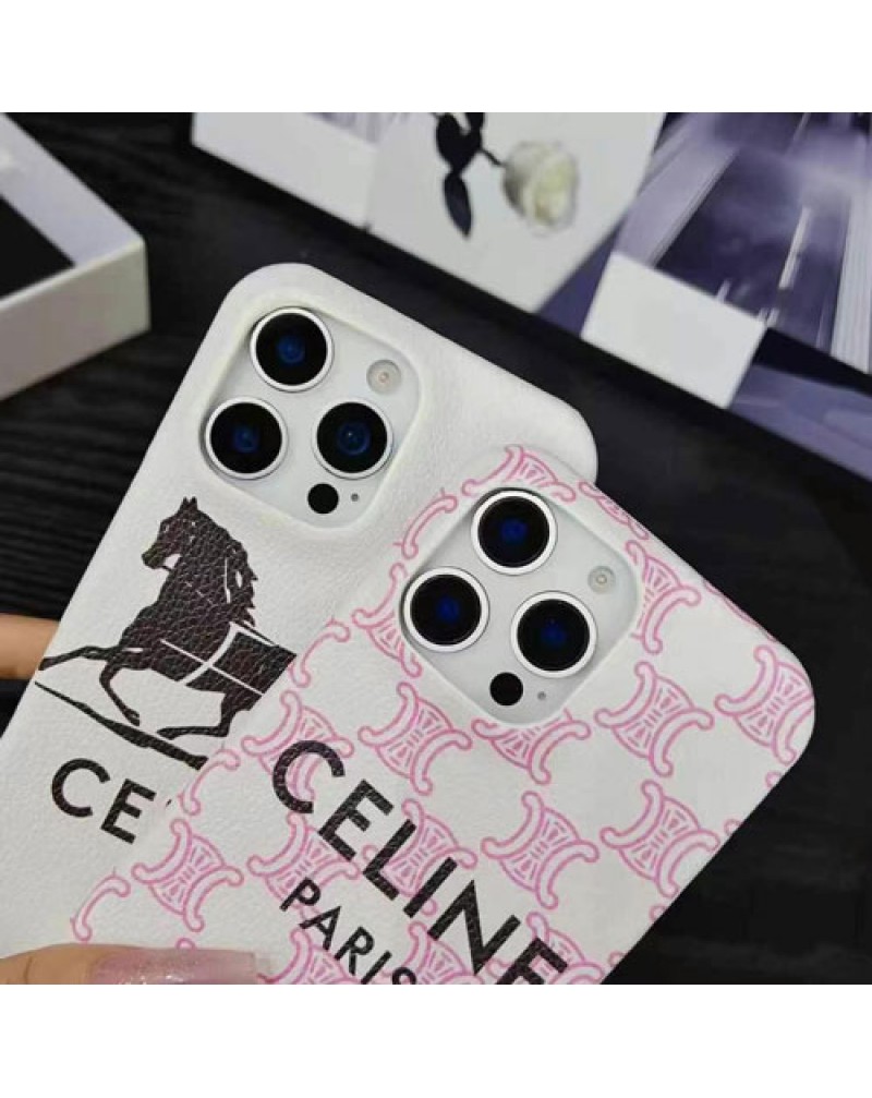 セリーヌ iphone16 pro max保護ケースブランドアイフォン16プロカバーceline iphone15 proカバーアイフォン14プロケースオシャレ欧米風iphone13 12 pro携帯電話ケースジャケット型耐摩擦