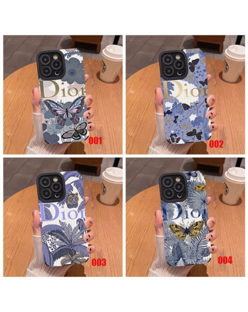 Dior iphone16 pro maxケースディオールiphone16e/16proケースオシャレバタフライ付きアイフォン15プロケースブランドiphone14 pro/13 pro max保護ケース耐摩擦耐久性よい