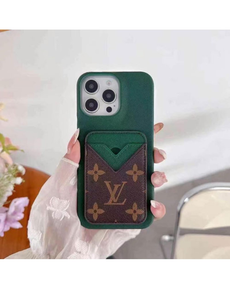 ルイヴィトン iPhone16 Pro/16eケースカード入れオシャレiPhone15プロマックスケース経典高級vuitton iphone14pro/13 pro max携帯電話ケースレザー製耐摩擦