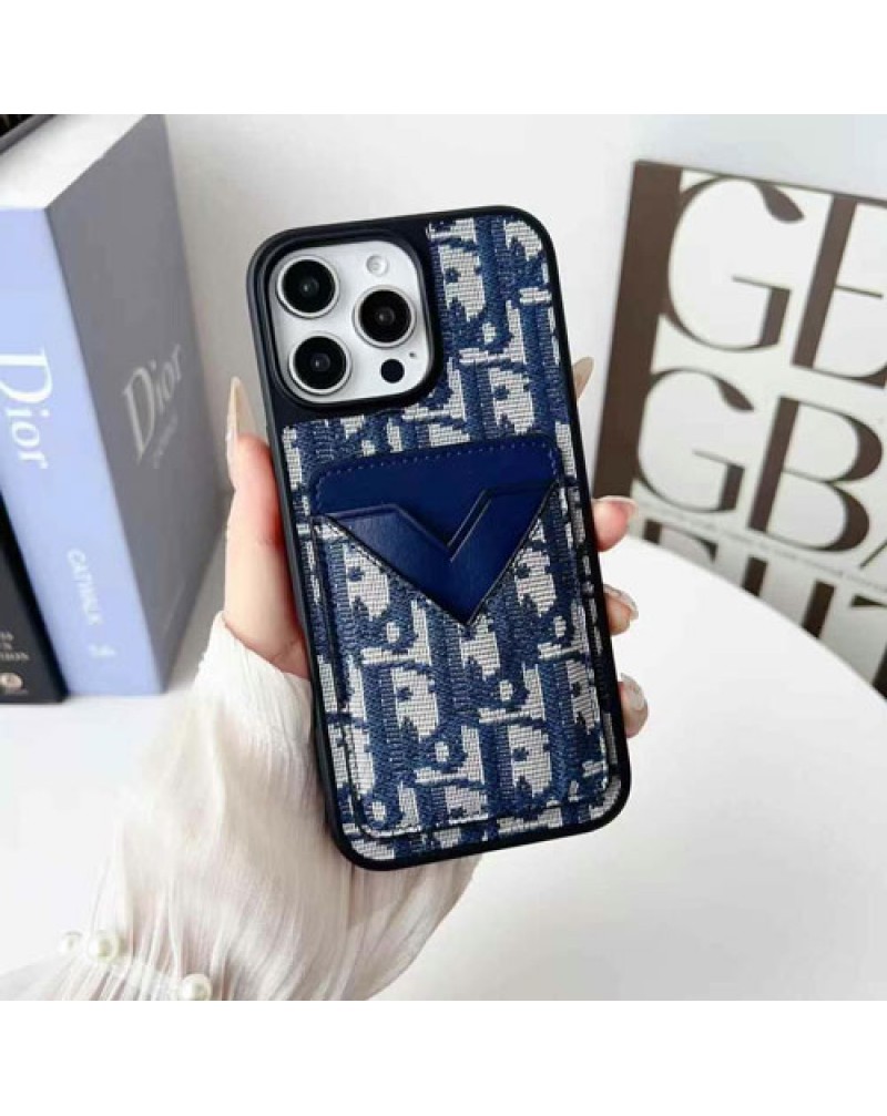 ディオール galaxy s25/s24  ultraケースカード入れiphone16e 16pro 15pro maxケースdiorオシャレ iphone14プロケース iphone13/12 pro保護カバー人気耐摩擦耐衝撃性