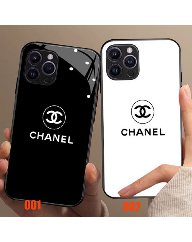 シャネルiphone17 pro/16e/16 pro maxケース小香風ガラス表面iphone15 pro/14 pro保護ケースペアお揃いchanel iphone13 pro max携帯電話カバーブランドアイフォン12プロケースオシャレ爆人気