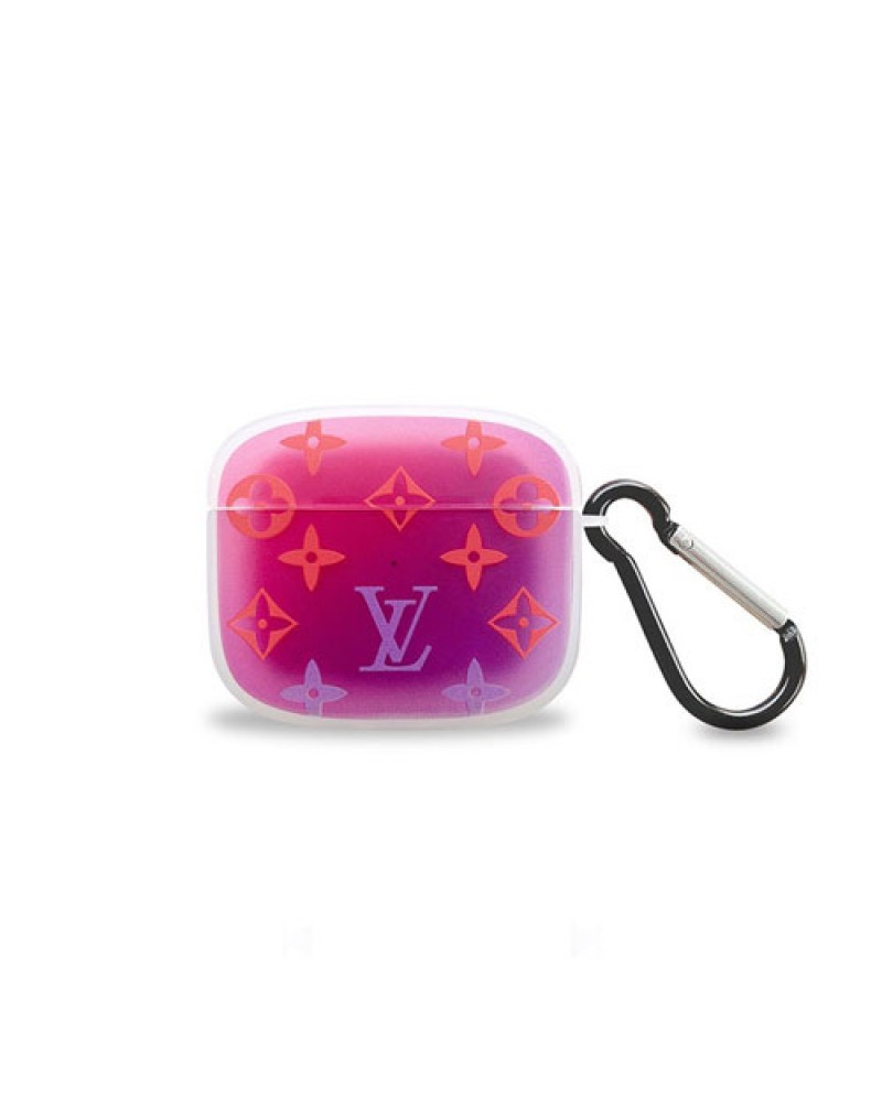 ルイヴィトン Airpods Pro2ケースブランドエアーポッズプロケースvuitton airpods 3世代ケースオシャレシリコーン人気フック付き持ち運び便利