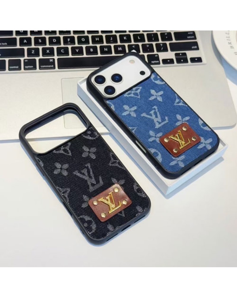 ルイヴィトン iphone17 air/17 pro maxケース潮流デニムアイフォン16プロケースヴィトン iphone15 14 13 proケースvuitton galaxy s25 s24 ultra保護ケース男女兼用耐摩擦携帯カバー