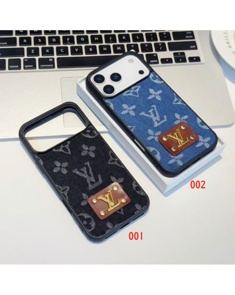 ルイヴィトン iphone17 air/17 pro maxケース潮流デニムアイフォン16プロケースヴィトン iphone15 14 13 proケースvuitton galaxy s25 s24 ultra保護ケース男女兼用耐摩擦携帯カバー