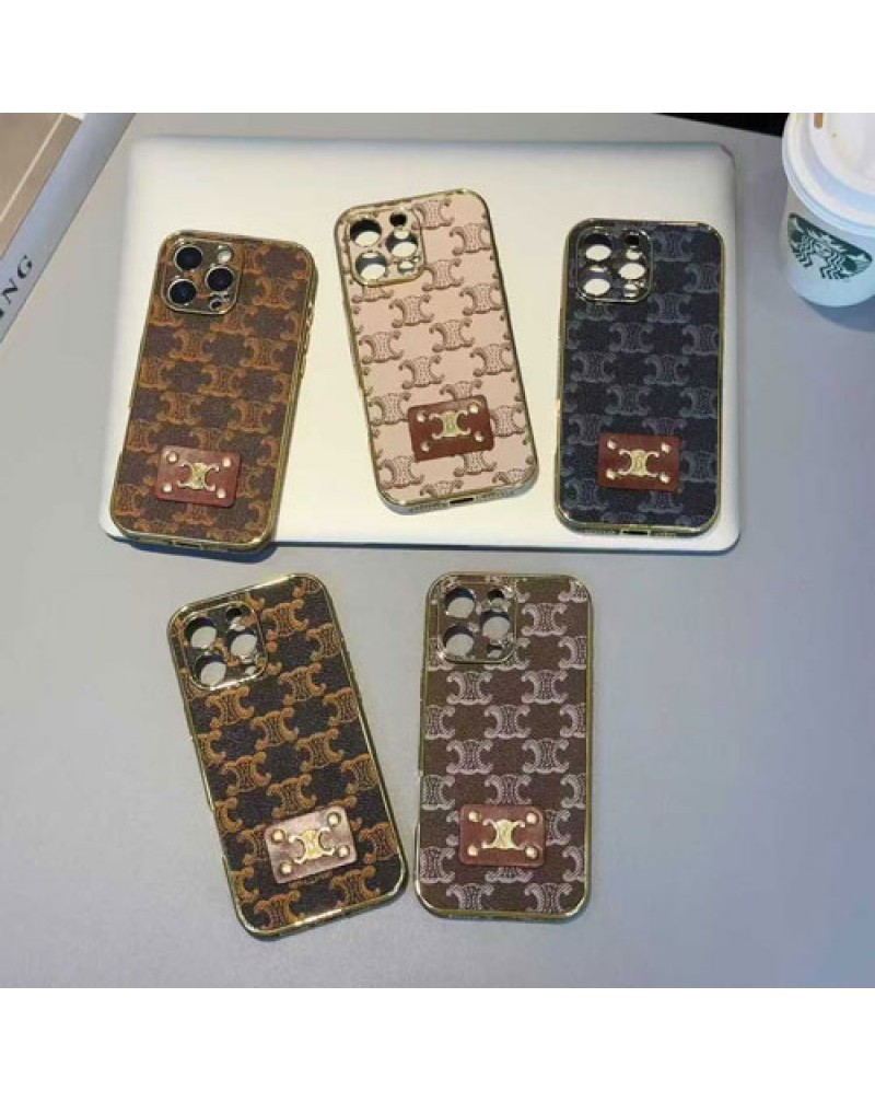 セリーヌ iphone17 pro/17 airケース超人気ブランド iphone16 pro max保護ケースceline iphone15 pro/ 14 proカバーオシャレアイフォン13プロ携帯カバー耐摩擦レンズ保護