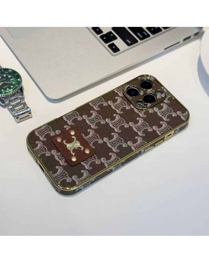 セリーヌ iphone17 pro/17 airケース超人気ブランド iphone16 pro max保護ケースceline iphone15 pro/ 14 proカバーオシャレアイフォン13プロ携帯カバー耐摩擦レンズ保護