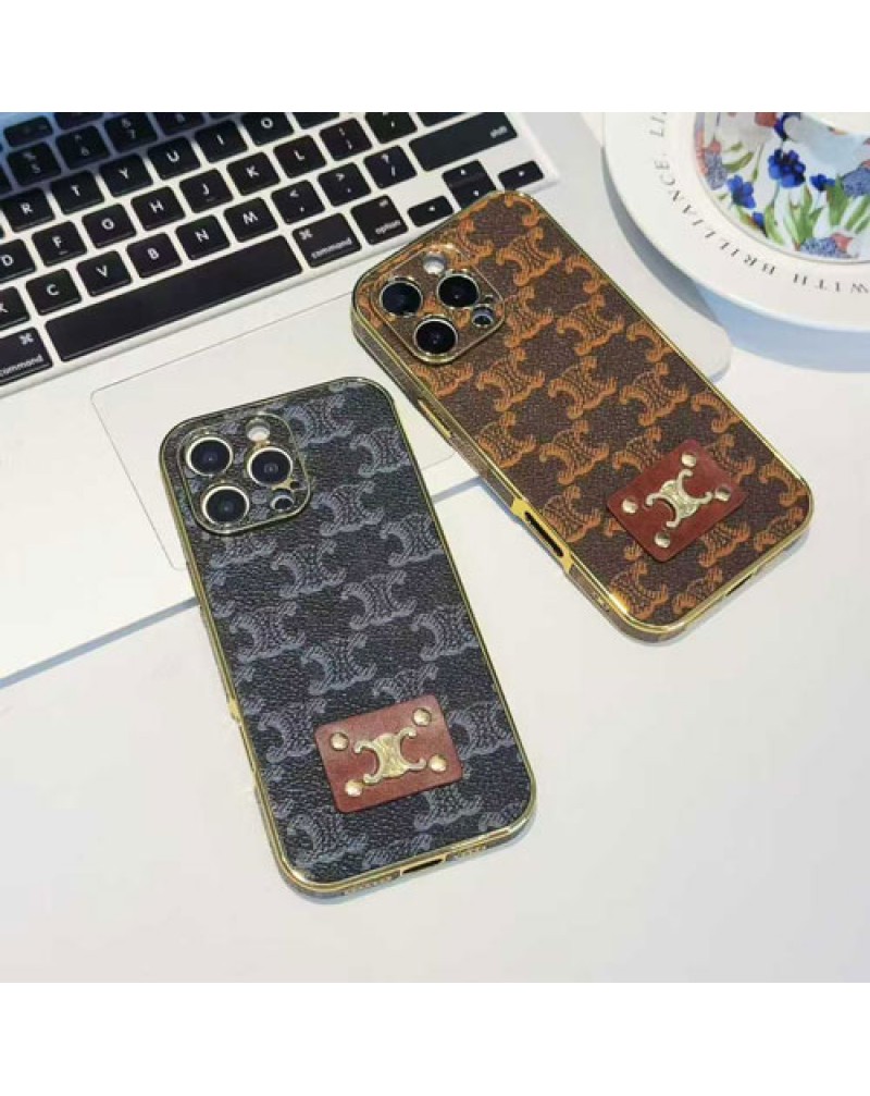 セリーヌ iphone17 pro/17 airケース超人気ブランド iphone16 pro max保護ケースceline iphone15 pro/ 14 proカバーオシャレアイフォン13プロ携帯カバー耐摩擦レンズ保護