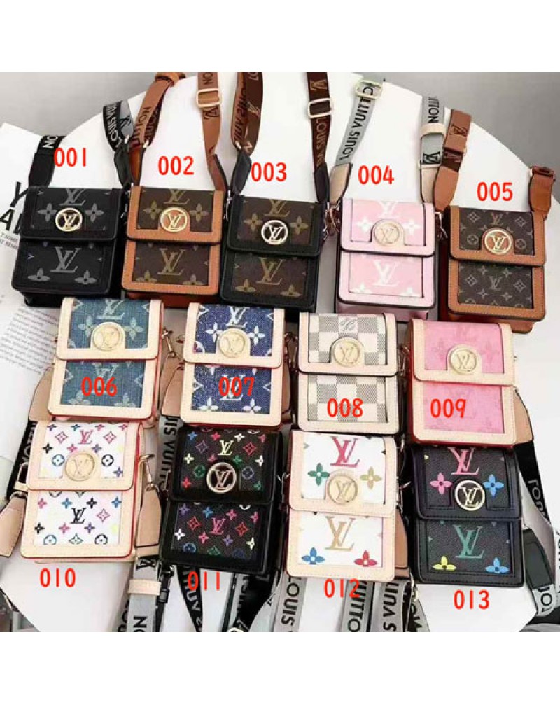 ルイヴィトン galaxy  z flip7/z fold7折畳みケースかわいいミニバッグ型ギャラクシーz flip6/z fold6ケースオシャレSamsung galaxy z flip5 4 3世代ケースワイヤレスイヤホンと口紅や鍵やティッシュ収納