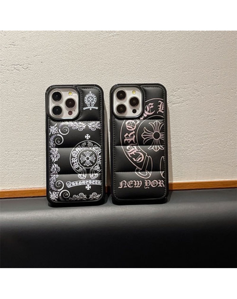 クロムハーツiphone17 pro/17 airケース個性人気アイフォン16プロマックスケースダウンスタイルchrome hearts iphone15 pro/14 pro/13 pro保護ケース男女兼用潮流ブランド携帯カバー