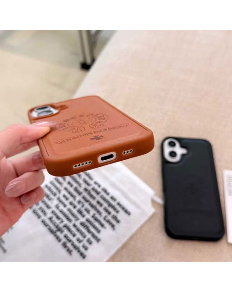クロムハーツ iphone17 pro/17 airケース潮流個性chrome hearts iphone16 pro max保護ケースアイフォン15プロ/14プロケース男女兼用ブランドiphone13 12プロ携帯カバー超人気