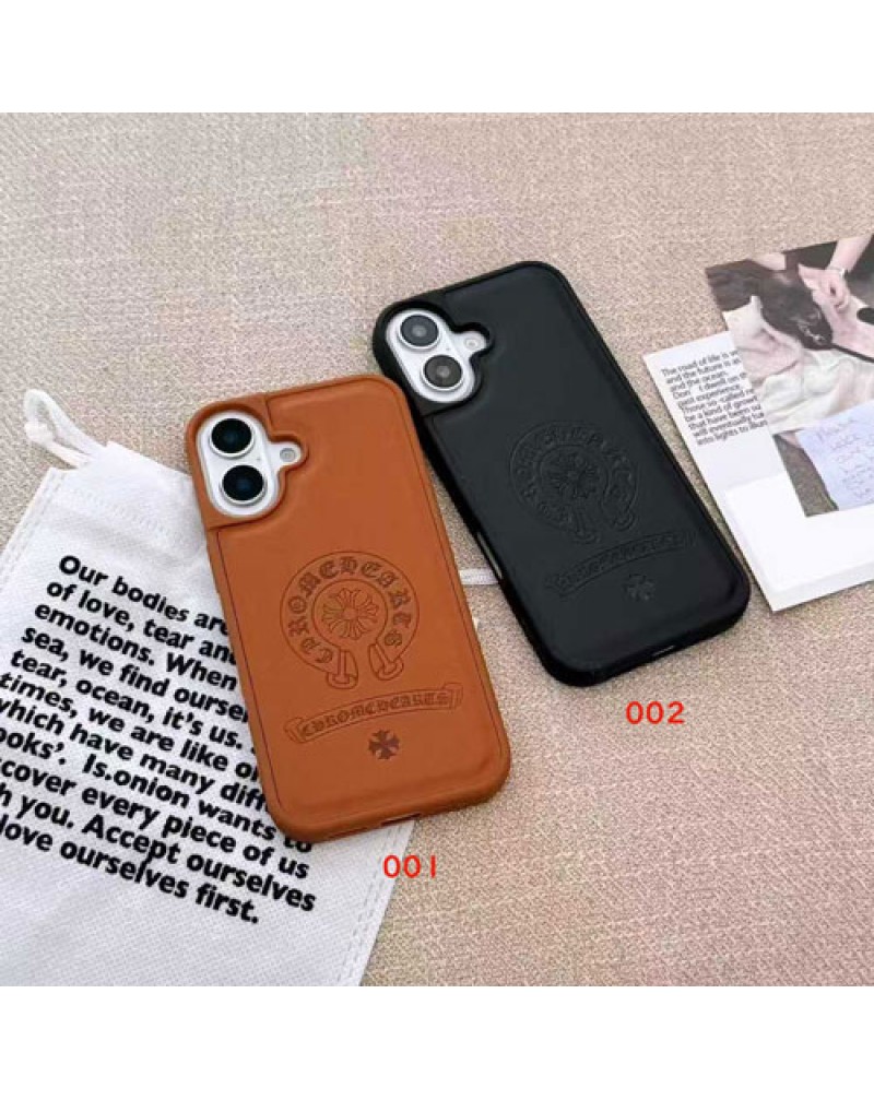 クロムハーツ iphone17 pro/17 airケース潮流個性chrome hearts iphone16 pro max保護ケースアイフォン15プロ/14プロケース男女兼用ブランドiphone13 12プロ携帯カバー超人気