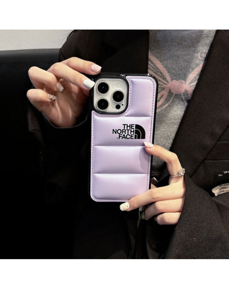 ザノースフェイス iphone17 pro/17 airケース潮流個性アイフォン16プロマックスケースthe north face iphone15 14 13 12 pro携帯カバーダウンスタイルオシャレ男女向け