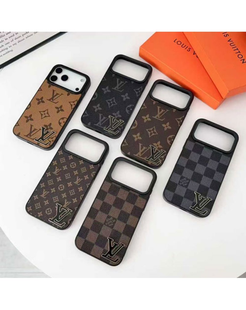 ルイヴィトン iphone17 pro max/ 17 airケース即納ヴィトンアイフォン16プロケースブランド iphone15 14 13 12携帯カバーオシャレモノグラムレザー製ジャケット型カバー耐摩擦耐衝撃性