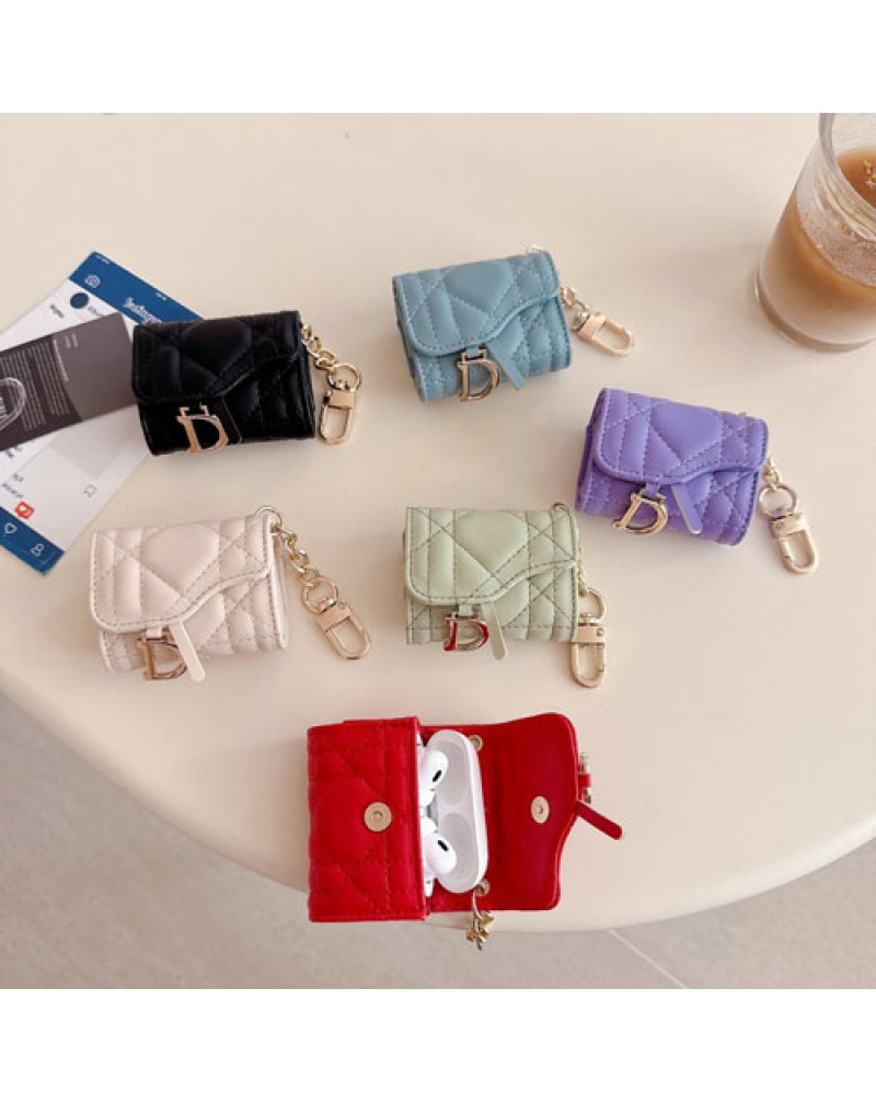 ディオール airpods pro2ケースブランドエアーポッズプロケースdior airpods 4世代/3世代ケースオシャレ可愛いairpods 2/1世代保護ケースチェーンフック付き持ち運び便利