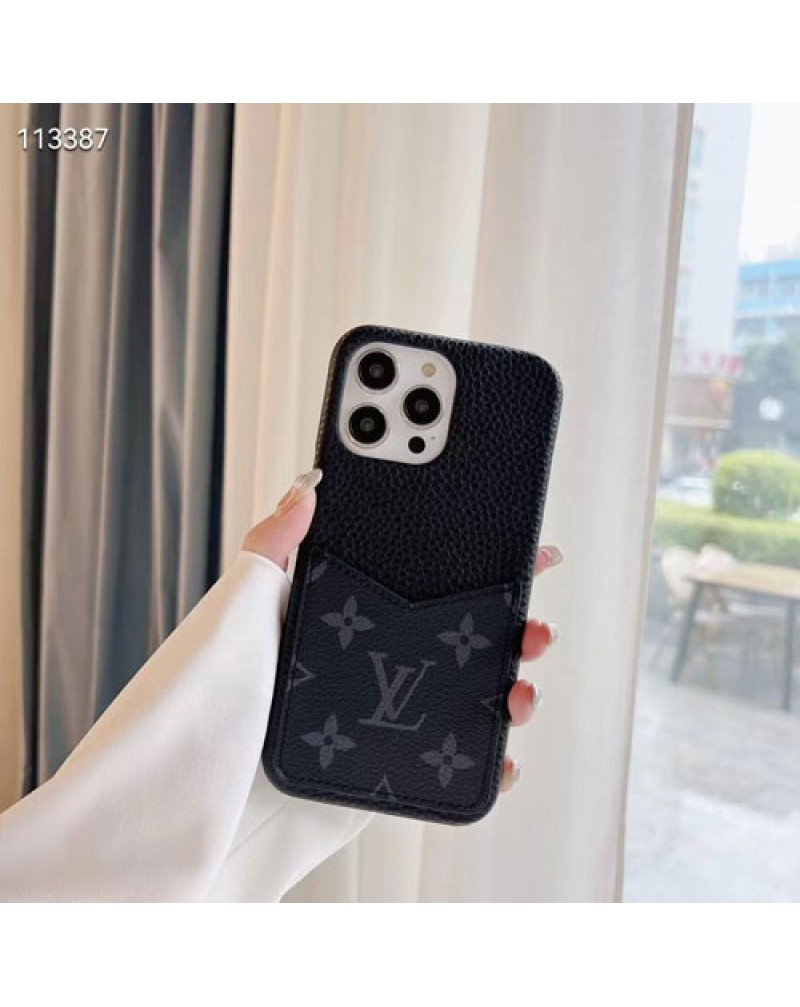 ルイヴィトンアイフォン17プロケースカード収納iphone air/17 pro maxケースヴィトン人気vuitton iphone16 pro/15pro/14 pro max保護ケース男女兼用高級感レザー耐摩擦