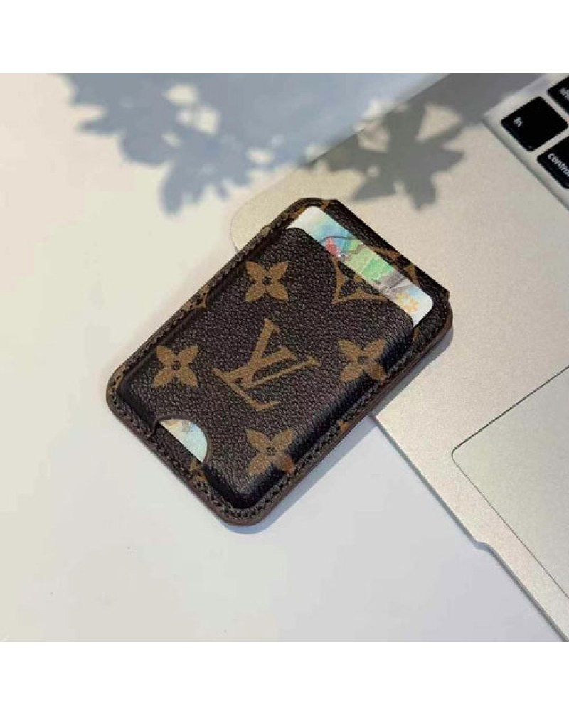 ルイヴィトン カードケースマグネット式２つ折り 取り付け便利携帯電話用カード収納ケース