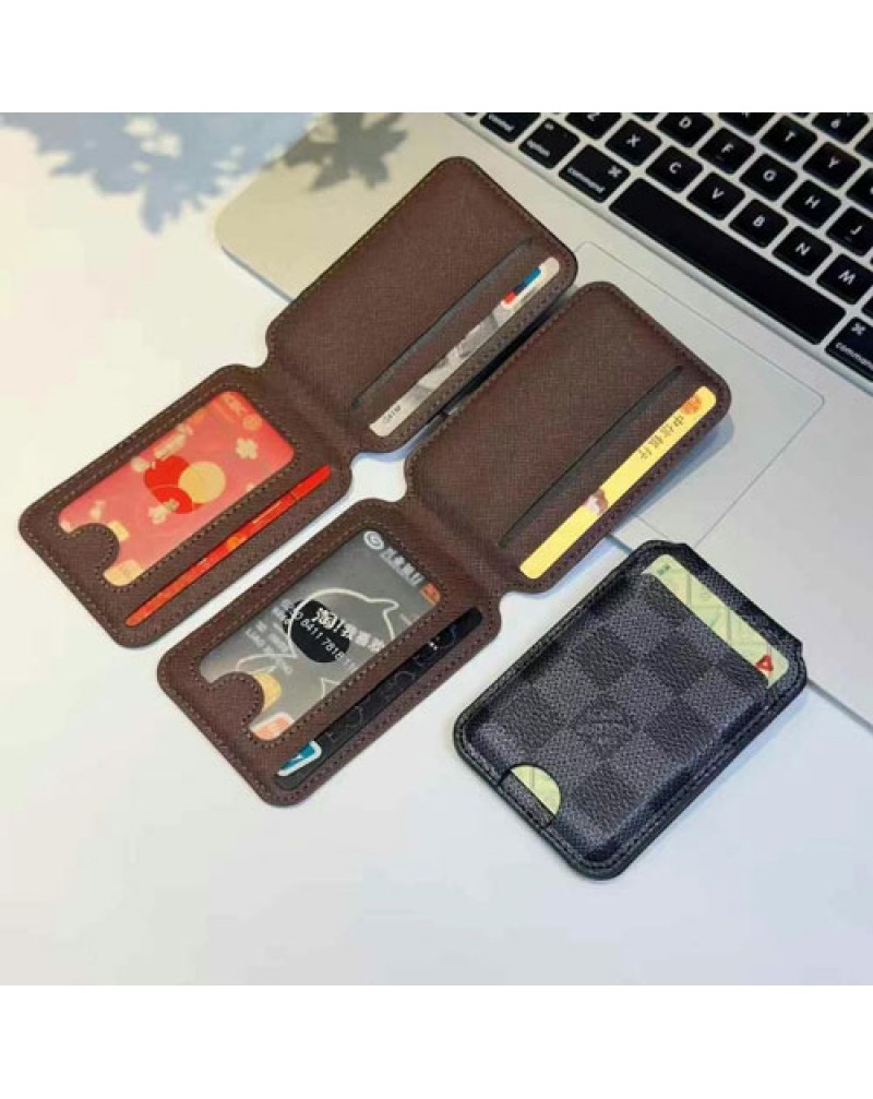 ルイヴィトン カードケースマグネット式２つ折り 取り付け便利携帯電話用カード収納ケース