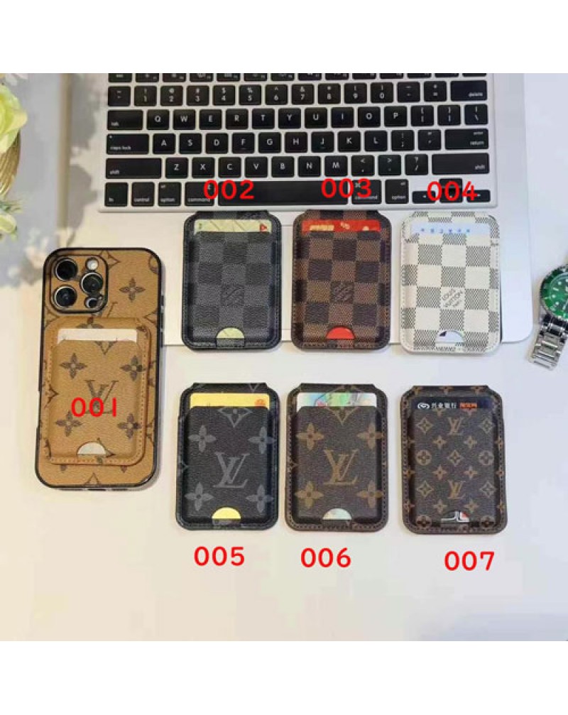 ルイヴィトン カードケースマグネット式２つ折り 取り付け便利携帯電話用カード収納ケース
