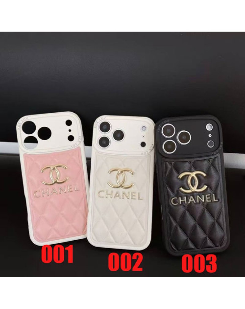シャネル iphone 17 pro/16 pro maxケース小香風chanel iphone15 pro/14 pro携帯カバー超人気立体的ロゴブランドアイフォン13プロ/12プロケースオシャレメンズレディース兼用